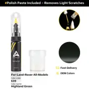Touch Up Paint For Land Rover All Models 639 Highland Green With Polish Paste