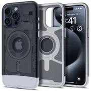SPIGEN iPhone 15 Pro Max Case, 6.7 2023 Genuine Classic C1 MagFit MagFit MagSafe Compatible Magnet Cover for Apple