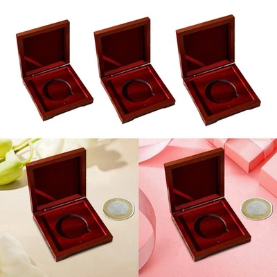 Medal Box Coin Presentation Display Box Organizer Inside Diameter 45mm