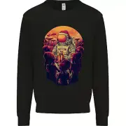 Spaceman Santa Christmas Space Astronaut Mens Sweatshirt Jumper