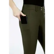 HKM Lea Silicone Full Seat Breeches with Cell Phone Pocket