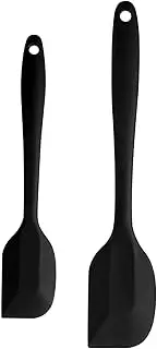Silicone Spatula Turner Set of 2, Heat Resistant Silicone Spatula Set, BPA-Free, Non-Stick Safe Kitchen Gadgets for Everyday Cooking