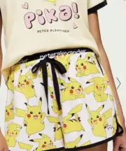 RRP $129.95 Women's Pokémon Pika Pyjamas - Shorts And Top - XS Peter Alexander