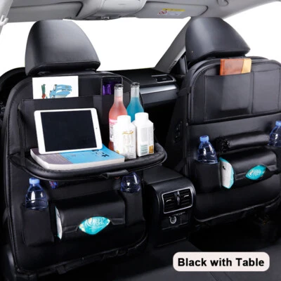 Foldable Car Back Seat Organizer Storage Table Tray iPad Cup Holder Protector US (for: Honda)