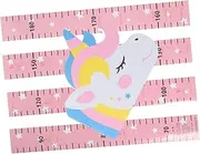 SWOOMEY Cartoon Height Growth Chart Wall Sticker Removable Height Measurement Decal for Rooms Nursery and Playroom Decor Easy to Install No Damage Reusable Design
