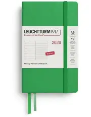 [LEUCHTTURM1917] Weekly Planner Pocket Notebook in Green