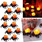 Spider LED Tea Light Candle Flameless Candles Tealight Halloween Party Decor AU
