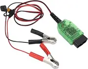 Automotive Battery Tester Dual Digital Voltage t OBD Connector Indicator High Insulation ECU Data Protection Replace Car Battery (12V)