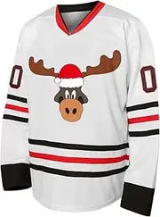 [MESOSPERO] Griswold Hockey Jersey Movie Christmas Vacation #00 Men's Hockey Jerseys, Perfect for Gifts, Parties, and Souvenirs