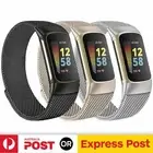 For Fitbit Charge 6 5 4 Watch Strap Milanese Stainless Steel Band Magnetic Loop