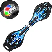 RKROUCO RipStik Caster Board, 2 Wheel Skateboard with 360-degree Casters, for Kids, Teens and Adults