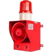 YASONG SLA-05B Model Industrial Alarm Siren, 12 Horn Tones, 0-130dB, AC110-120V