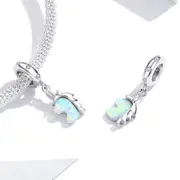 Solid 925 Sterling Silver Glowing Cute Baby Horse Animal Pandora Inspired Charm