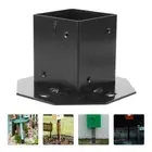 Post Base Protector Wooden Mailbox Bracket Base Deck Railing Supporting Base