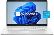 2022 HP Pavilion 17 Laptop, 17.3" HD+ Anti-Glare Display, 11th Gen Intel Core i3-1115G4, 8GB RAM, 256 GB PCIe SSD, Wireless-AC, Webcam, Long Battery Life, Windows 11, Silver (Lasted Model)