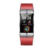 1.08 Inch High-definition Color Screen Intelligent Sports Detectable Body Fat and Other Waterproof Bracelet-Red