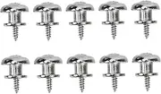 SWOOMEY 10pcs Guitar Strap Locks Non-slip Strap Pegs for Acoustic/electric Bass Guitar