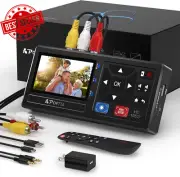 Video to Digital Recorder RCA-HDMI Converter w/Remote for VHS VCR DVD Hi8 MiniDV