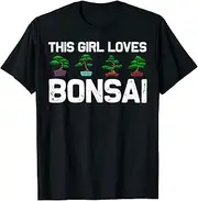 [X.Style] Cool Bonsai Tree for Girls Kids Bonsai Lover Buddhist ds364 T-Shirt (S) Black