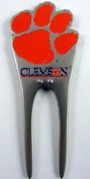 GOLF NCAA COLLEGIATE Divot Repair Tool w/ Ballmark Clemson Tigers