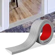 Threshold Ramps for Doorways Self-Adhesive Rubber Ramps for Door Threshold Rubber Door Threshold Ramp for Wheelchair Stroller Scooter Reducer Ramp (Gray, 3” Wide x 3.3' Long)