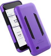 Omnipod 5 PDM Case - Hybrid 2-Piece Design: TPU & Polycarbonate - Shockproof & Impact Resistant - Purple
