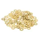 220Pcs Brass Flat Washer, M3 3/16"x1/16"x0.17mm Fenders Washers Assortment