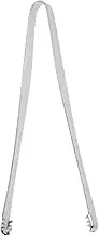 Cabilock Mini Metal Tongs Stainless Steel Ice Tongs Non-Slip Grip Eggshell Sugar Cube Tweezers Elegant Design for Home