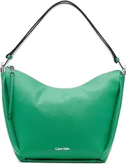 [Calvin Klein] Prism Top Zip Convertible Hobo Shoulder Bag