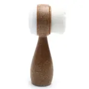 Coconut Shred Handle Face Cleansing Brush Double-Sided Facial Cleanser Blac.pi
