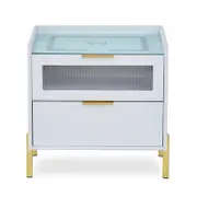 Gwen Smart Bedside Table with Wireless Charger
