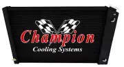 RN 3 Row DP Black Finish Radiator 19x28",1.5,1.75 for 1973-1991 GMC Jimmy LS