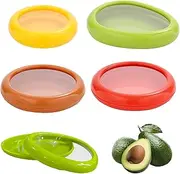 Doafoce Pack of 4 Food Storage Tray with Silicone Lid, Vacuum Silicone Lid, Universal, Stretchy, Reusable Fridge Storage Box for Keeping Food Fresh Storage Container