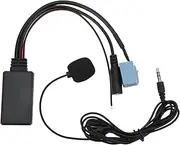 Bluetooth50 AUX in Cable 35mm Jack ISO 8Pin for Pairing Phone or Tablet to Car Radio Enabling Music Play Through Car Speakers Compatible with Most After Market for Blaupunkt 2000