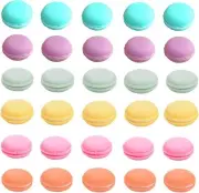 30 Pcs Cute Macaron Mini Storage Case Jewelry Box Case Container Earring Travel
