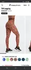 New Small Fabletic Burnt Ochre Wavy Leo PowerHold Define High Waist 7/8 Leggings