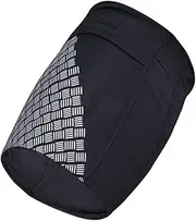 BRIGHTFUFU Reflective Running Armband Black Multi Purpose Sports Phone Bag Keys Holder for Running for Fitness Outdoor Activities and Daily Use