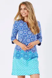 Clearwater Tiled Mandala Dress--HAT-WD2MAND123