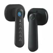 54mm Door Hole Fingerprint Door Lock Smart Lock with Passcode Keypad Keyless Entry Auto Lock Bedroom Hotel Office Apartment Christmas Gift COL Black
