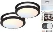10 inch Flush Mount LED Ceiling Light Fixture, 17W 1100lm,