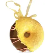 Doughnut Ornament Chocolate Vanilla Donut Pastry Coffee Food Birthday Light Cake