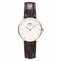 在飛比找PChome商店街優惠-DW Daniel Wellington 施華洛世奇水晶皮革