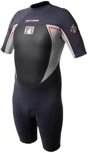 Body Glove 2/1mm Method Short Sleeve Back Zip Springsuit Wetsuit, 10
