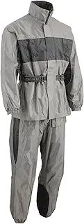 NexGen Men's Rain Suit (Black/Grey, 4X-Large)