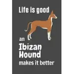 LIFE IS GOOD AN IBIZAN HOUND MAKES IT BETTER: FOR IBIZAN HOUND DOG FANS