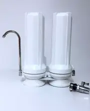 Portable Counter Top 2 Stage Water Filtration | Sediment & KDF/GAC Filters