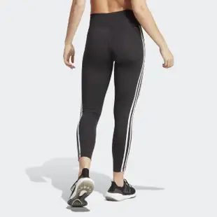 【adidas 愛迪達】緊身褲 Train Essentials 7/8 Leggings 高腰 三線 黑 白 女款 愛迪達(HT5438)