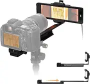 Upgraded 35mm Film Digitizing Adapter Rail System for 120 35mm Film Negative Converting to Digital, Adjustable Slider Rail Film Digitizer with Arca-Swiss Quick-Release & Tripod Mount and Film Holder
