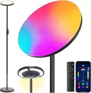 Multicolor & White Light Floor Lamp Smart App Modern Double Side Lighting NEW