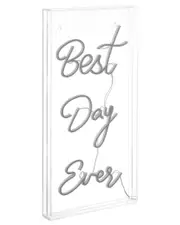 JONATHAN Y Best Day Ever Contemporary Glam Acrylic Neon Lighting